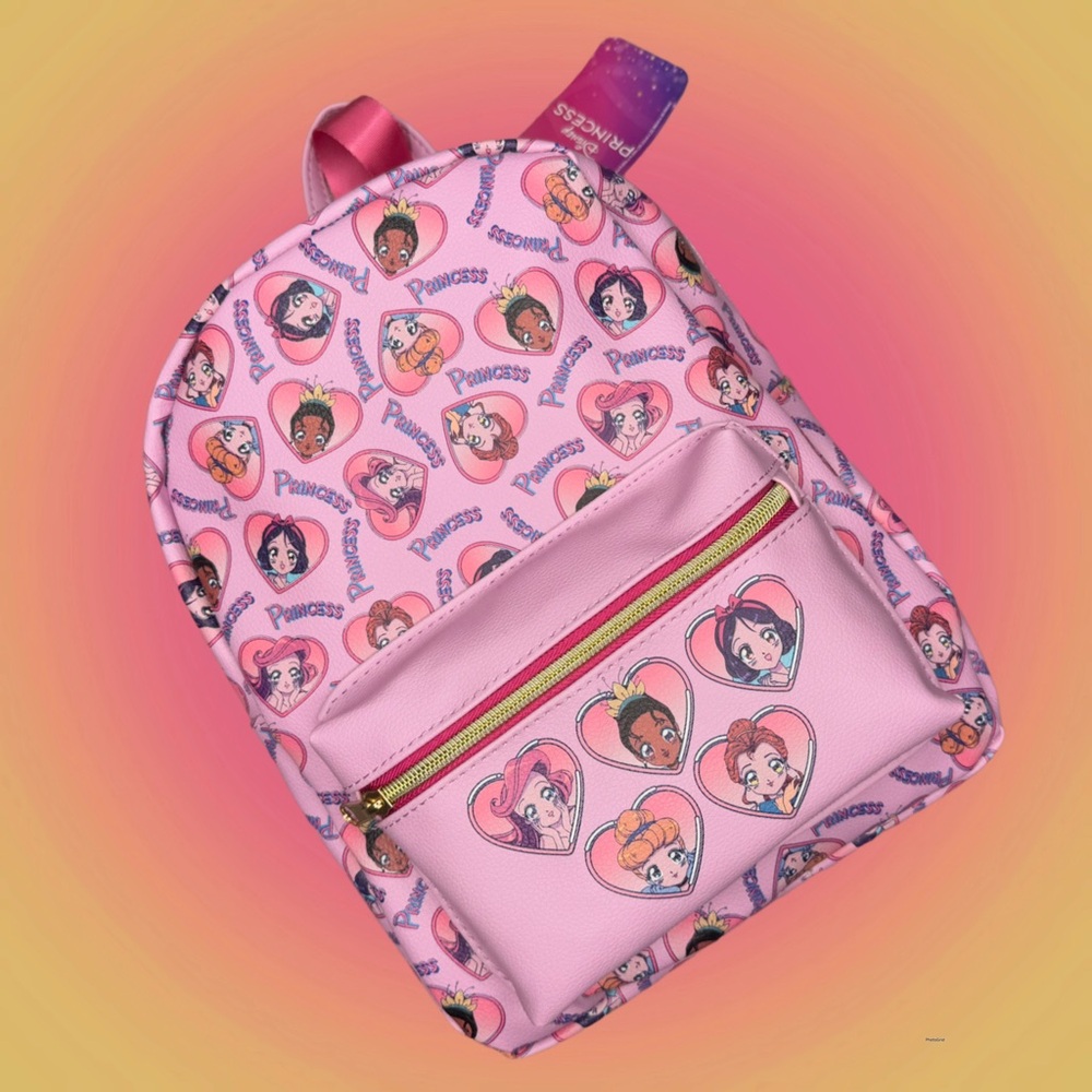 Disney kawaii style cute baby Disney princess 12 inch mini back pack purse bag